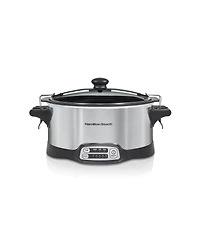 Hamilton Beach Stay or Go Stovetop Sear & Cook 6 Quart Slow Cooker - 33663