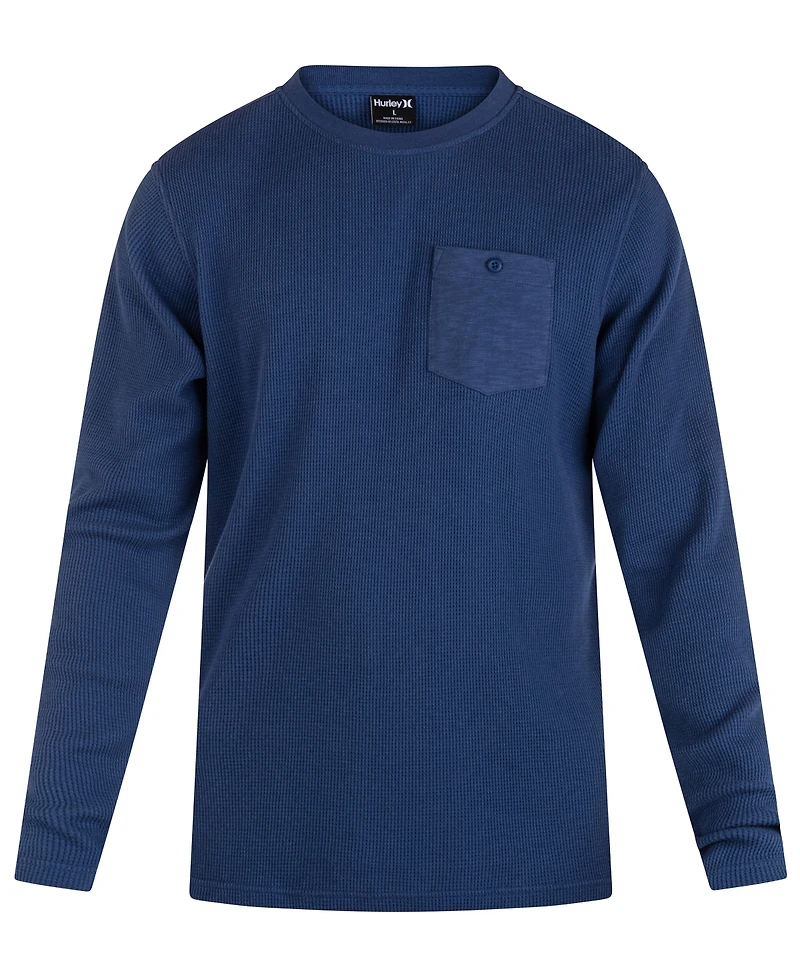 Hurley Men's Felton Thermal Crew Long Sleeve Shirt