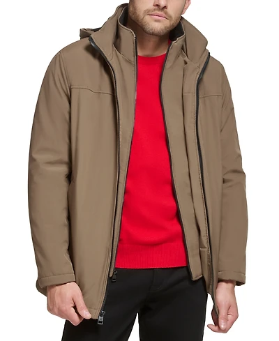 Calvin Klein Men's Infinite Stretch Jacket With Polar Fleece Lined Bib