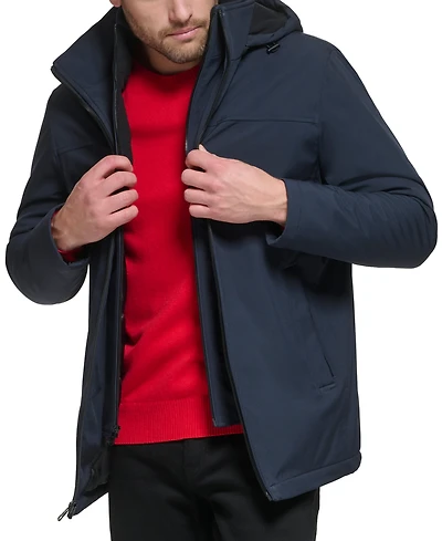 Calvin Klein Men's Infinite Stretch Jacket With Polar Fleece Lined Bib