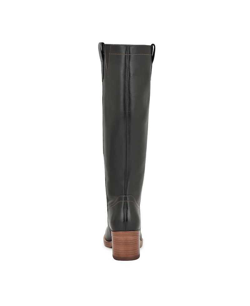 Nine West Women's Hecee Tall Block Heel Boots