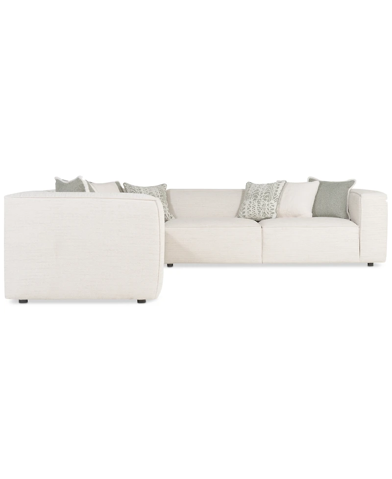 Bliss 124" 3-Pc. Fabric Modular Sectional, Created for Macy's