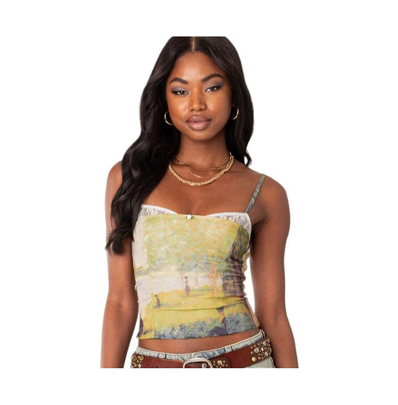 Women's Picture perfect lace bra top
