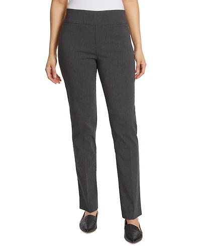 Gloria Vanderbilt Women's Tummy-Control Pull-On Slim Trousers, Regular, Short & Long