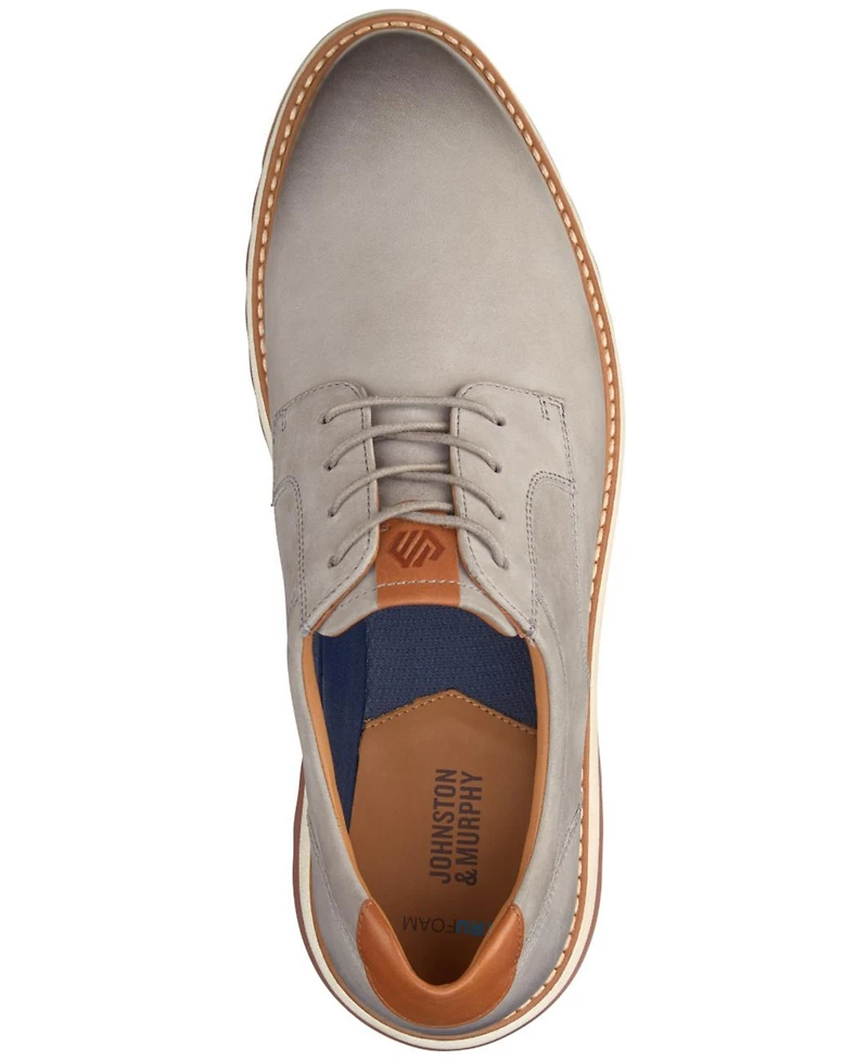 Johnston & Murphy Men's Braydon Plain Toe Hybrid Dress Oxford Shoes