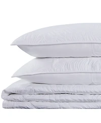 Closeout! Videri Home Coastal Palm Embroidered 3-Piece Quilt Set, King