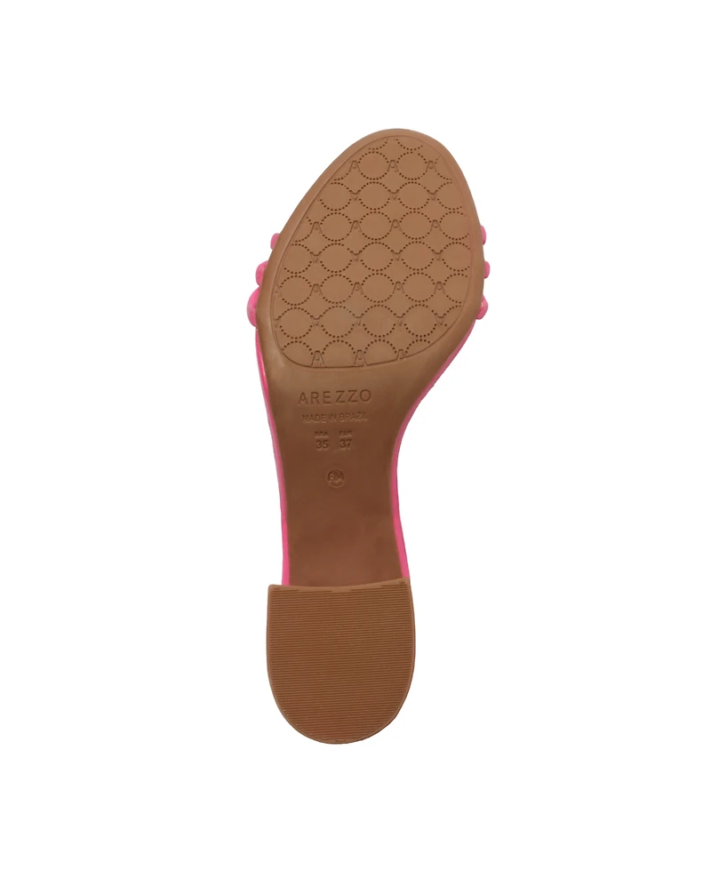 Arezzo Women's Camila Mid Block Heel Sandals