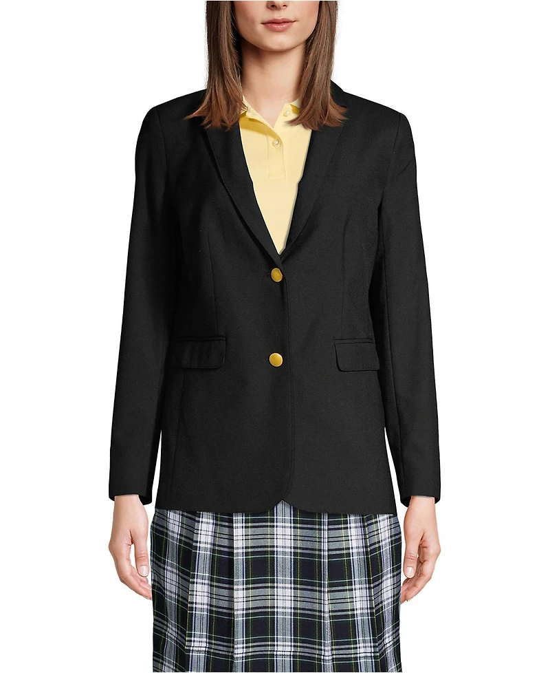 Lands' End Women's Hopsack Blazer