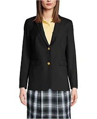 Lands' End Women's Hopsack Blazer