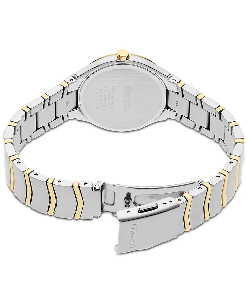 Seiko Women's Essentials Two-Tone Stainless Steel Bracelet Watch 30mm