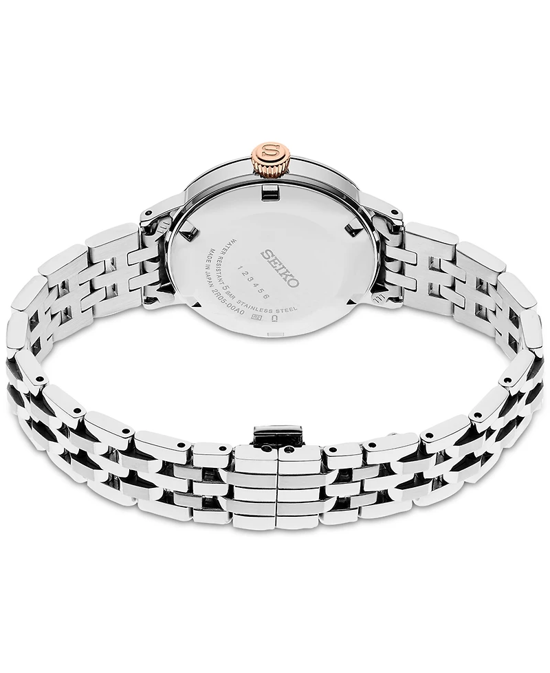 Seiko Women's Automatic Presage Diamond Stainless Steel Bracelet Watch 30mm