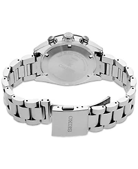 Seiko Men's Chronograph Prospex Speedtimer Solar Stainless Steel Bracelet Watch 39mm