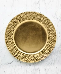 American Atelier Hammered Charger Plate 12 Piece Dinnerware Set, Service for