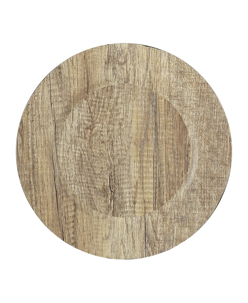 American Atelier Poplar Charger Plate 12 Piece Dinnerware Set, Service for 12