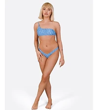 Oosc Women's Moroccan Dream Cold Shoulder Bikini Top