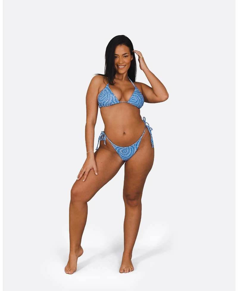 Oosc Women's Moroccan Dream Tie Side Bikini Bottoms