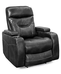 Jabarr Beyond Leather Recliner, Created for Macy's