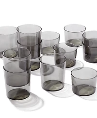 Oneida Stackables Smoke Drinkware, Set of 12
