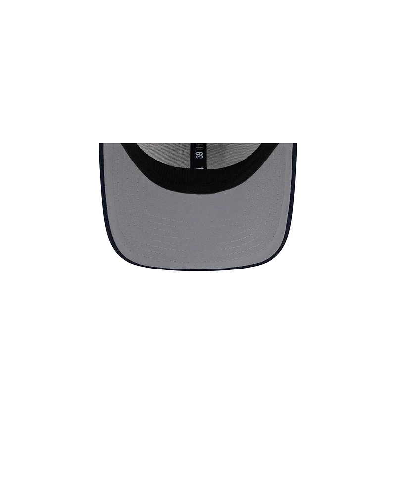 Men's New Era White, Navy Chicago Bears 2023 Nfl Sideline 39THIRTY Flex Hat