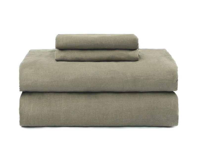 100% French Linen Sheet Set