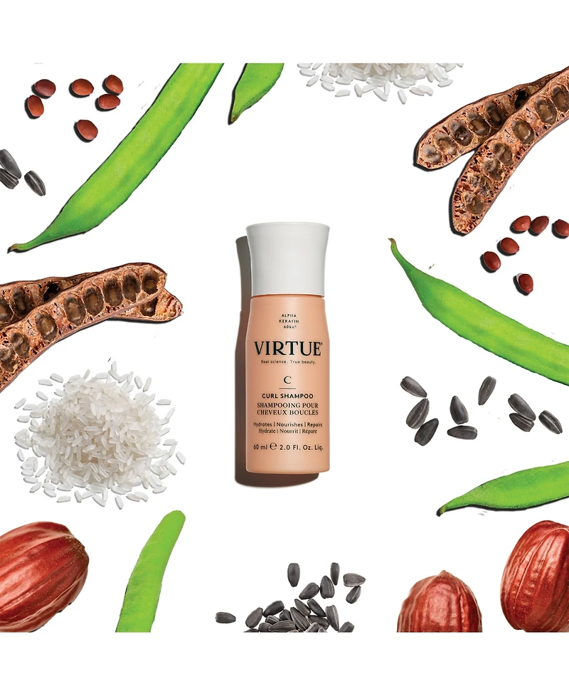 Virtue Curl Shampoo, 2 oz.