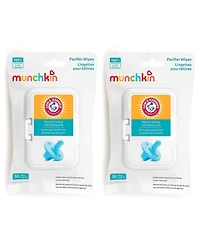 Munchkin Baby Arm & Hammer Pacifier Wipes, 2 Pack, 72 Wipes