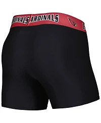 Men's Concepts Sport Black, Cardinal Arizona Cardinals 2-Pack Boxer Briefs Set