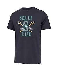 Men's '47 Brand Navy Seattle Mariners Hr Celebration T-shirt