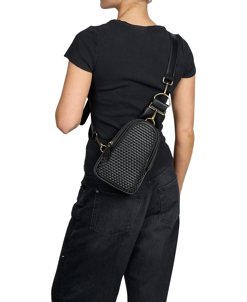 Urban Originals Liberty Woven Faux Leather Sling Bag