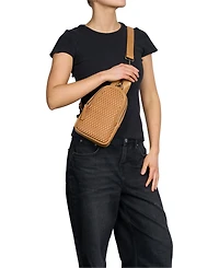 Urban Originals Liberty Woven Faux Leather Sling Bag