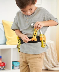 Rubble & Crew, Rubble's Construction Tool Belt, with 6 Piece Kids Tool Set