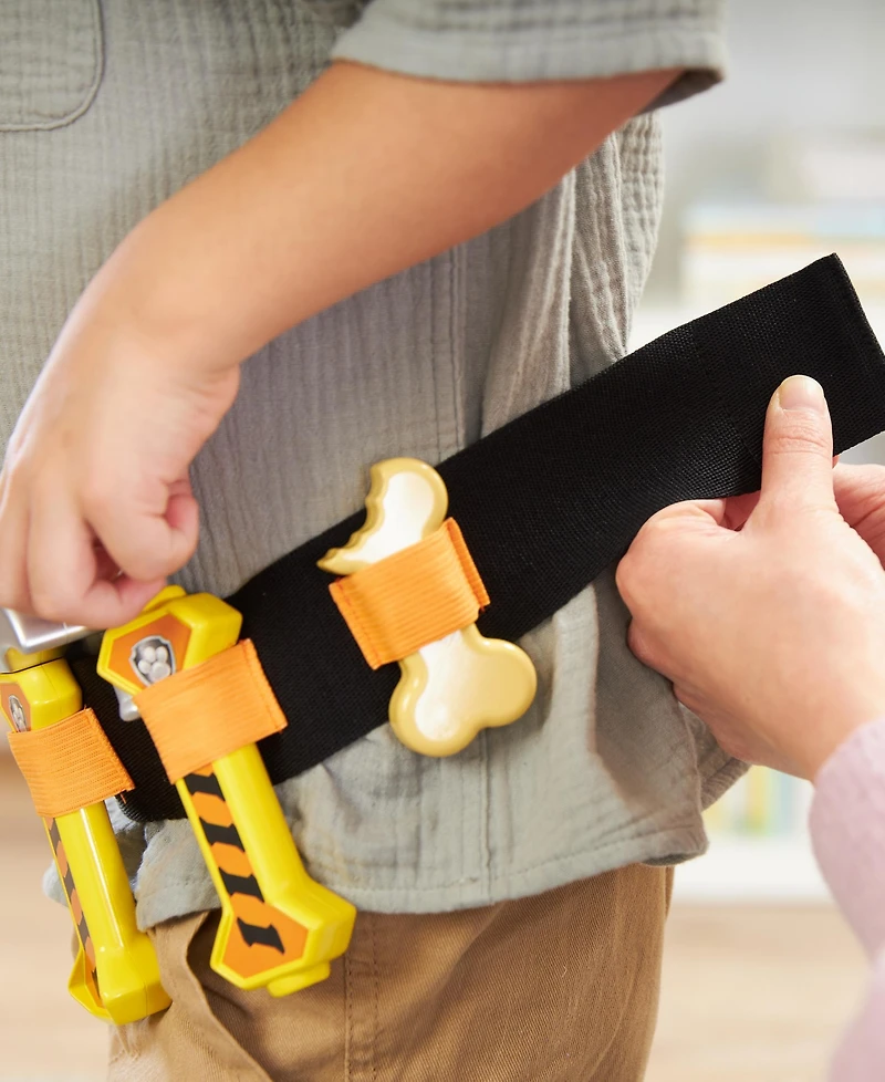 Rubble & Crew, Rubble's Construction Tool Belt, with 6 Piece Kids Tool Set