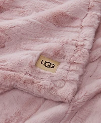 Ugg Valor Textured Faux Fur Throw, 50" x 70"