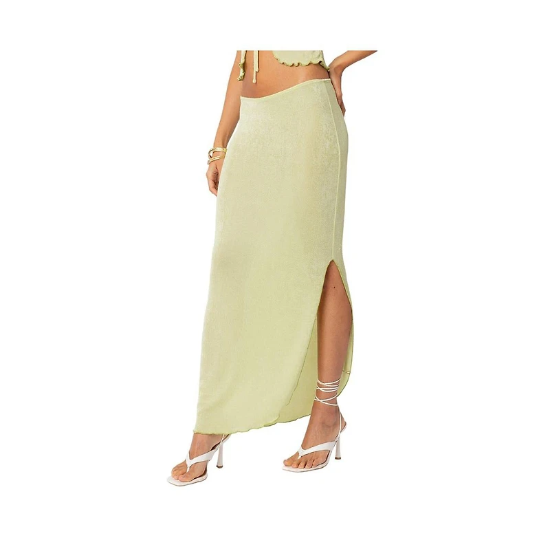 Women's Milan Slitted Maxi Skirt