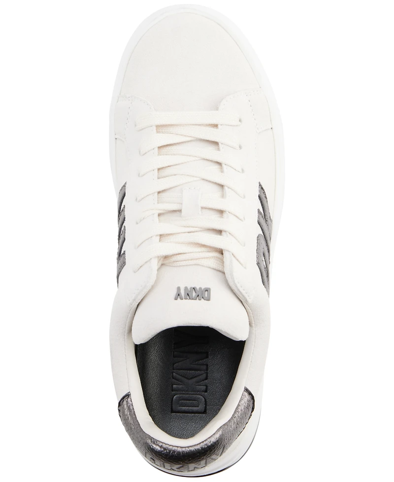 Dkny Women's Abeni Lace Up Low Top Sneakers