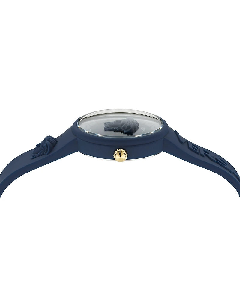 Versace Women's Swiss Medusa Pop Silicone Strap Watch 39mm Set