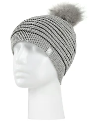 Heat Holders Women's Cannes Ribbed Pom-Pom Hat