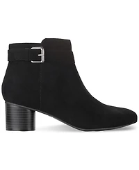 Style & Co Women's Ariella Block Heel Buckle Dress Booties, Created for Macy's