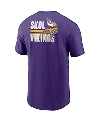 Men's Nike Purple Minnesota Vikings Blitz Essential T-shirt