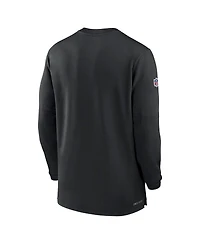 Men's Nike Black Pittsburgh Steelers 2023 Sideline Performance Long Sleeve Quarter-Zip Top