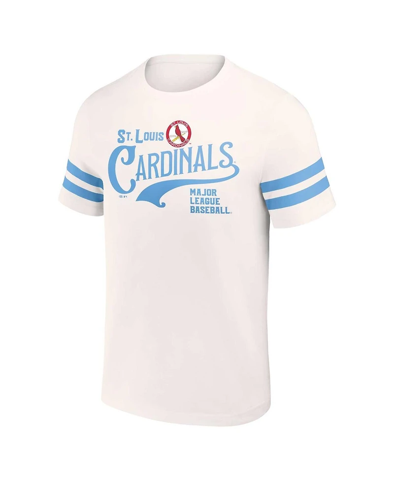 Men's Darius Rucker Collection by Fanatics Cream St. Louis Cardinals Yarn Dye Vintage-Like T-shirt