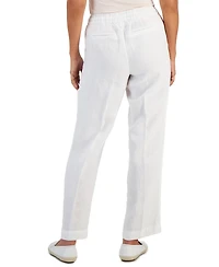 Charter Club Petite 100% Linen Drawstring Pants, Created for Macy's