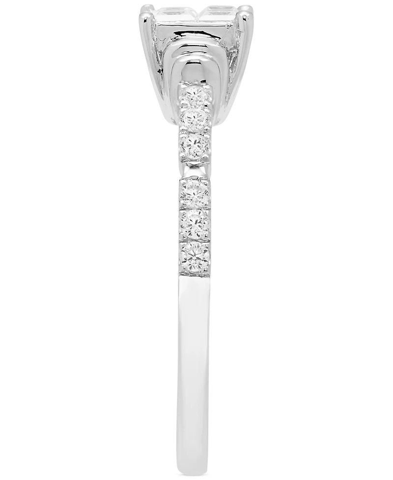 Diamond Quad Ring (1/2 ct. t.w.) in 14k White Gold