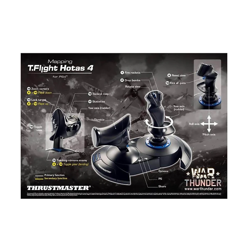 T.Flight Hotas 4 joystick for PS4