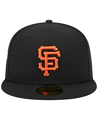 Men's New Era Black San Francisco Giants 2010 World Series Team Color 59FIFTY Fitted Hat