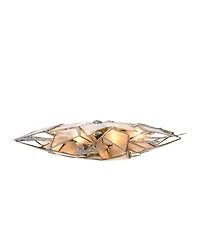 Kurt Adler 10-Light 8-Point Glitter Capiz Star Tree Topper