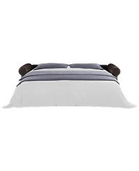 Elsher 85" Leather Sleeper Sofa, Created for Macy's