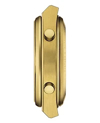 Tissot Unisex Digital Prx Gold Pvd Stainless Steel Bracelet Watch 35mm