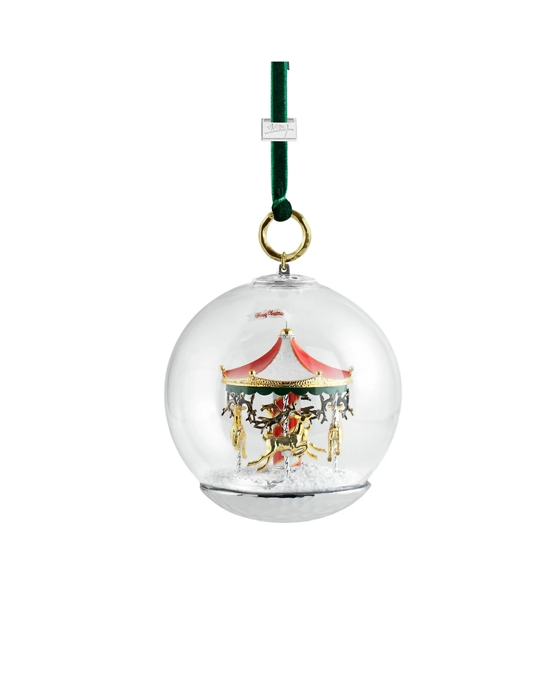 Michael Aram Merry Go Round Snow Globe Ornament