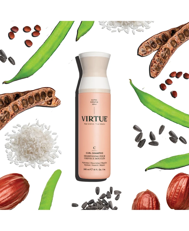 Virtue Curl Shampoo, 8 oz.